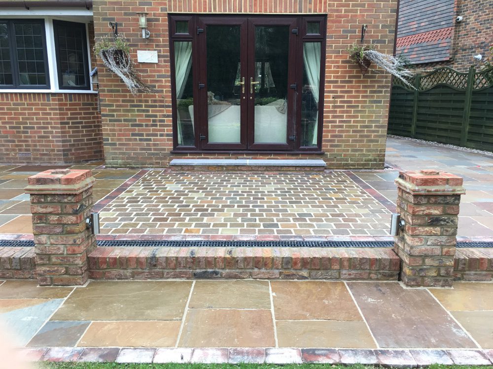 Natural Stone Patio & Pathway Construction