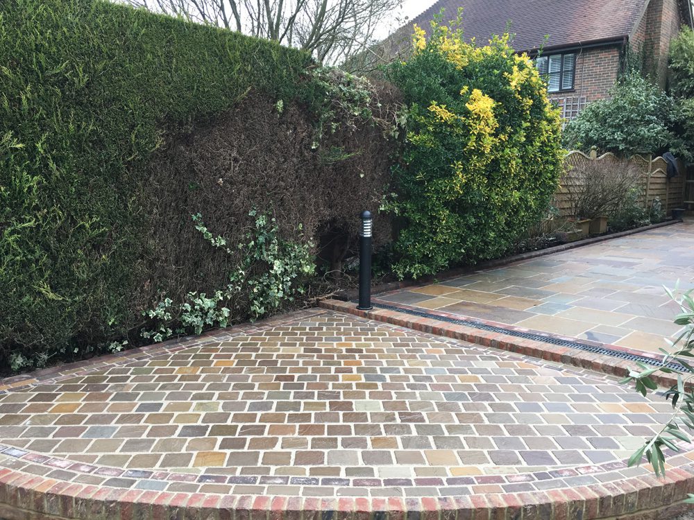 Natural Stone Patio & Pathway Construction