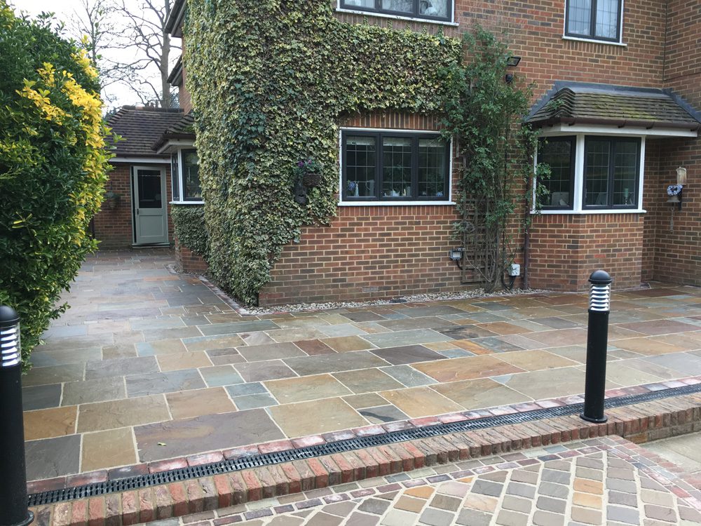 Natural Stone Patio & Pathway Construction