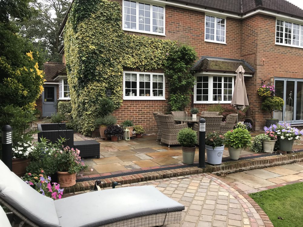 Natural Stone Patio & Pathway Construction